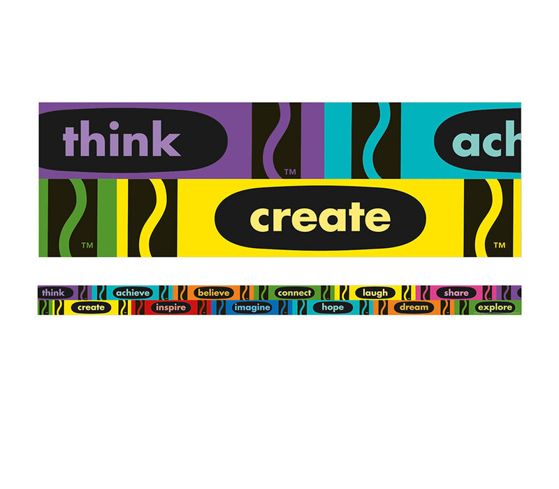 Crayola Inspirational Words Deco Trim