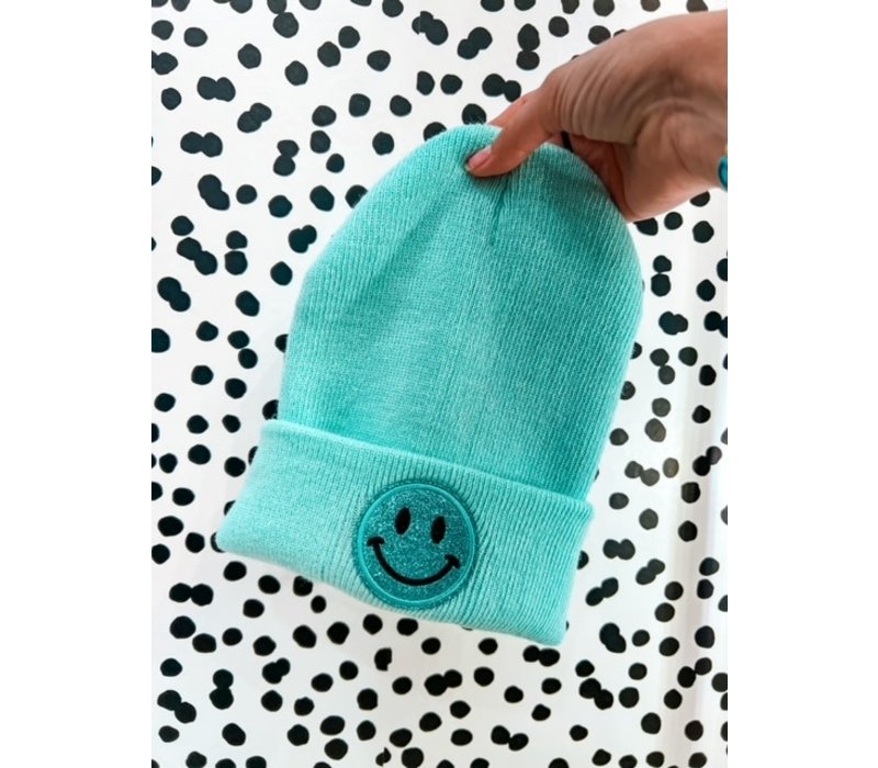 Happy Face Hats (Teal)