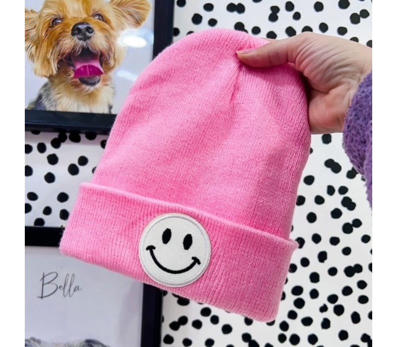 Happy Face Hats (purple)