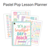 Teacher Created Resources Pastel Pop  Lesson Planner