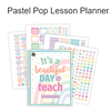 Teacher Created Resources Pastel Pop  Lesson Planner*