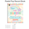 Teacher Created Resources Pastel Pop Record Book