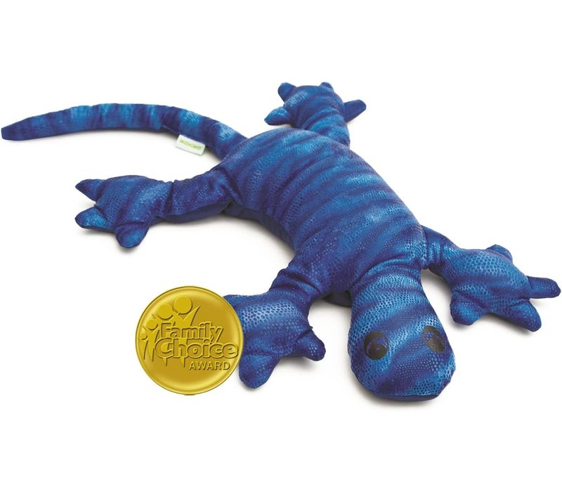manimo Weighted Stuffed Animal for Kids- Blue Lizard (4.4 lb)