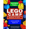Young Engineer LEGO Bricks! Summer Camp - Aug 21-25 * PM SESSION