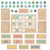 Creative Teaching Press Krafty Pop Calendar Set Bulletin Board*