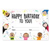 Creative Teaching Press Stick Kids Happy Birthday Awards