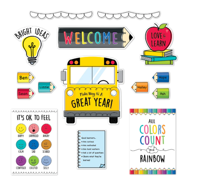 Core Decor Ready for School Bulletin Board*
