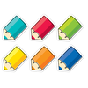 Creative Teaching Press Core Decor Colorful Doodle Pencils 3" Designer Cut-Outs*