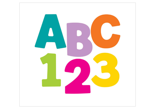 Carson Dellosa 3in Color Splash Bulletin Board Letters* Carson Dellosa 3in Color Splash Bulletin Board Letters*