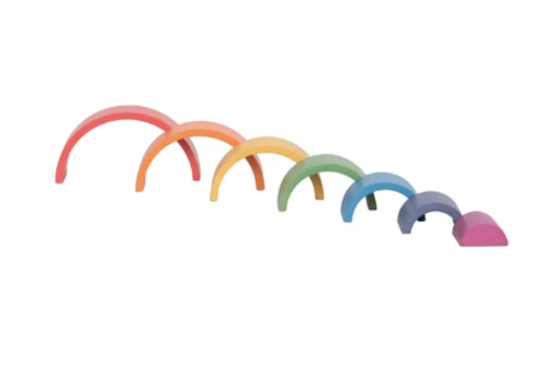 Learning Advantage Wooden Rainbow Architect Arches - Set of 7