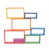 Learning Advantage Wooden Rainbow Architect Rectangles - Set of 7