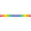 Painted Palette Ombre Rainbow Scallops Border