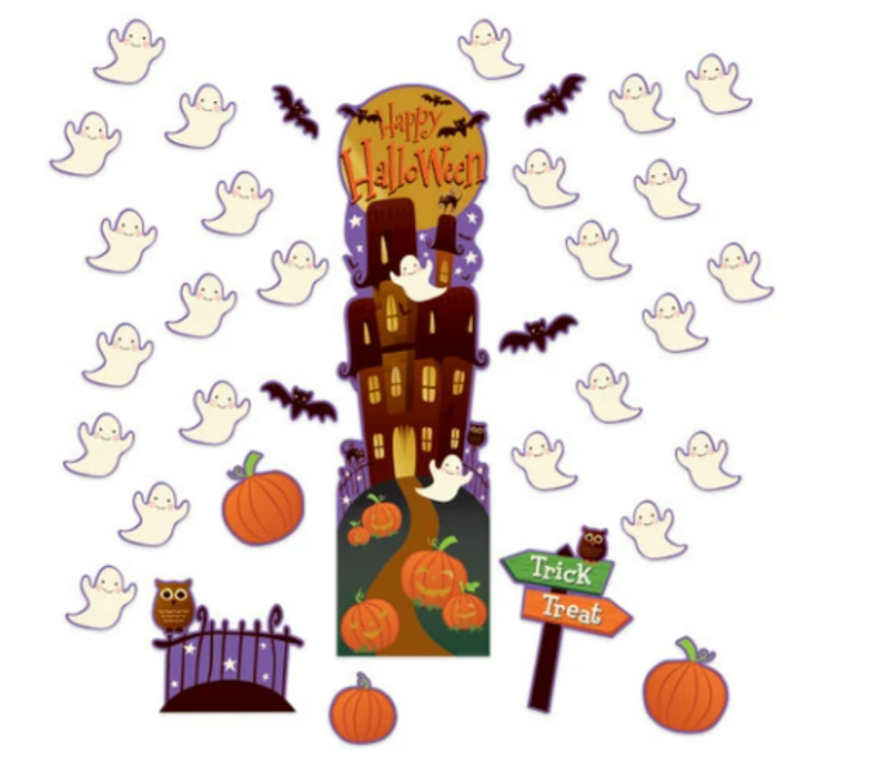 Halloween Bulletin Board Set (D)*
