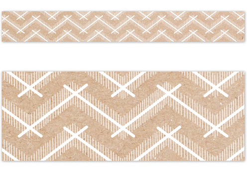 Creative Teaching Press Krafty Pop Kraft Chevron EZ Border*
