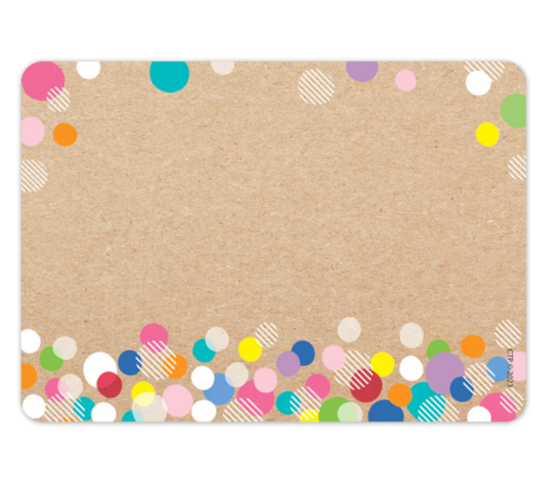 Krafty Pop Colorful Kraft Bubbles Labels