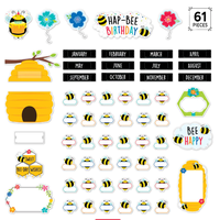 Birthday Bees Mini Bulletin Board Set