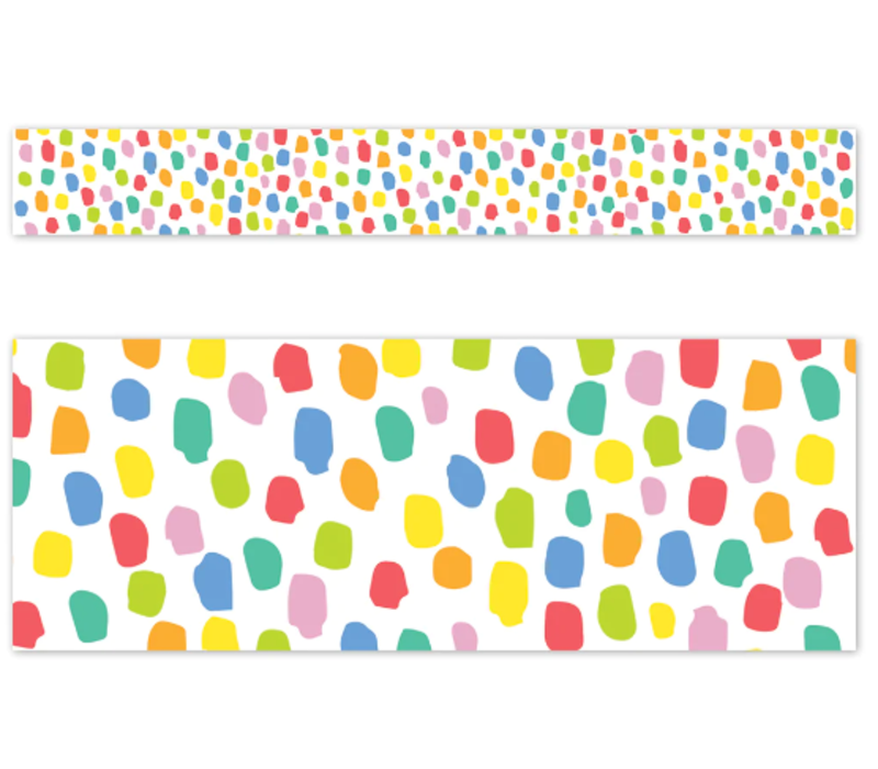 Core Decor Colourful Messy Dots Border  EZ Border*