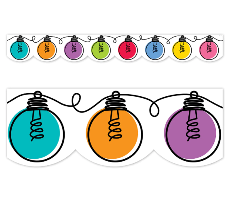 Core Decor Colorful Doodle Lights  EZ Border*