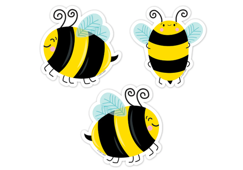 Creative Teaching Press Busy Bees 3" Designer Cut-outs