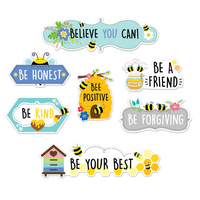 Busy Bees Positive Mini Bulletin Board Set