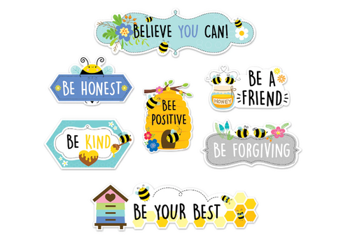 Creative Teaching Press Busy Bees Positive Mini Bulletin Board Set