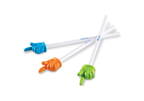 Learning Resources Rainbow 15" Hand Pointers ( Sold individually)*
