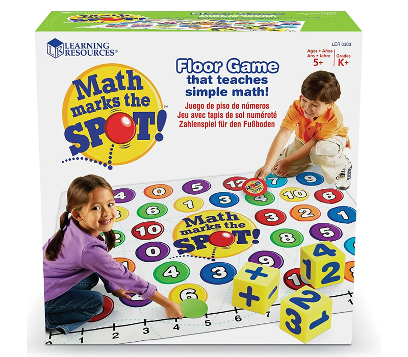 Math Marks the Spot Floor Game