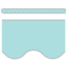 Pastel Blue Scalloped Trim