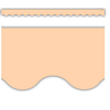 Peach Scalloped Trim