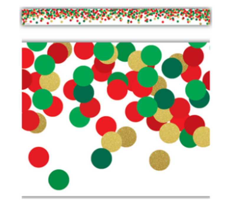 Confetti Christmas Border Trim (D)*