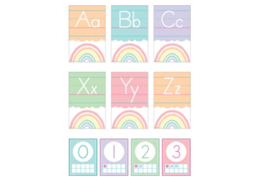 Teacher Created Resources Pastel Pop Alphabet*