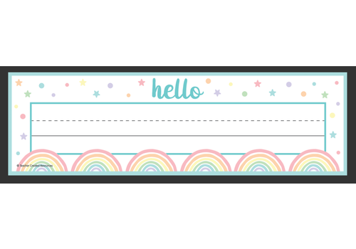 Teacher Created Resources Pastel Pop Flat Name Plates* Teacher Created Resources Pastel Pop Flat Name Plates*