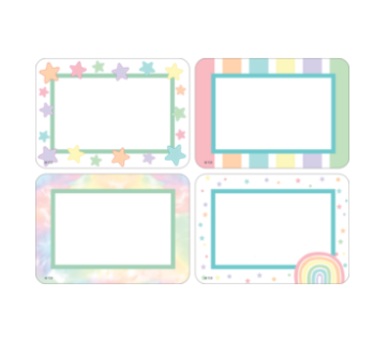 Pastel Pop Name Tags/Labels - Multi-Pack