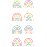 Pastel Pop Rainbows Mini Stickers*