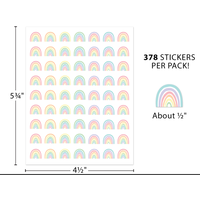 Pastel Pop Rainbows Mini Stickers*