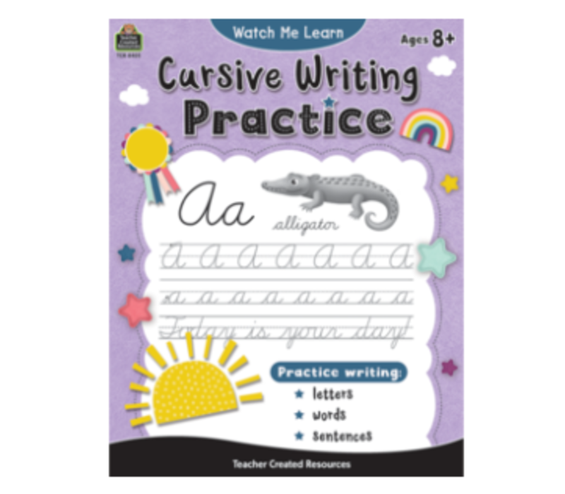 Watch Me Learn Cursive Writing Practice*