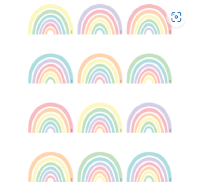 Pastel Pop Rainbows Mini Accents*