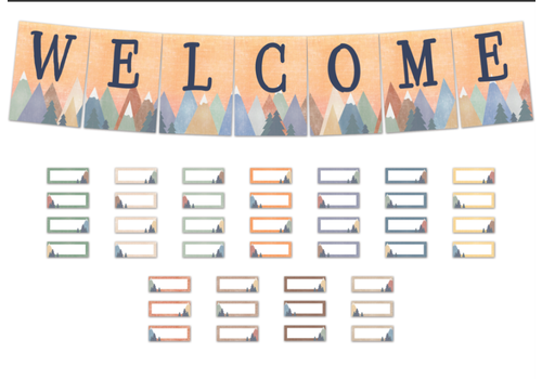 Teacher Created Resources Moving Mountains Welcome  Bulletin Board