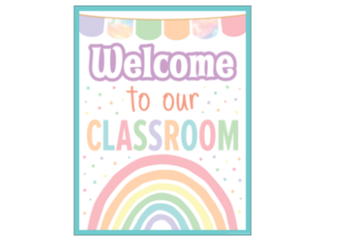 Teacher Created Resources Pastel Pop - Welcome to our Classroom