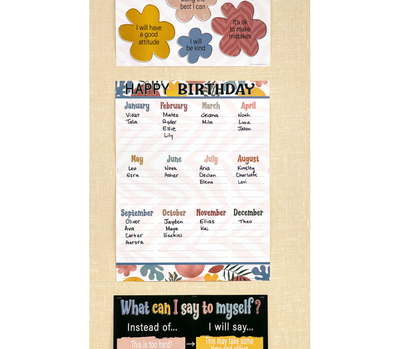 Wonderfully Wild Happy Birthday  Chart*