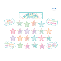 Pastel Pop Positive Affirmations Mini Bulletin Board Set