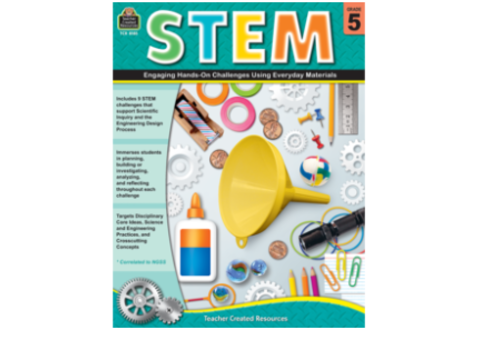Teacher Created Resources STEM: Engaging Hands-On Challenges Using Everyday Materials Grade 5