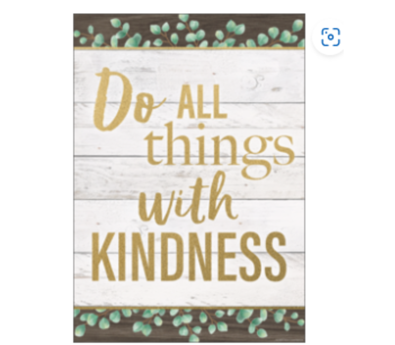 Do All Things With Kindness Positive Poster*