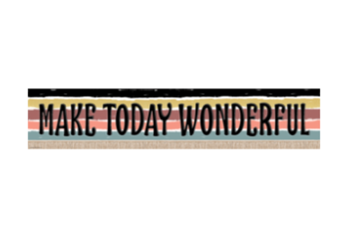 Teacher Created Resources Wonderfully Wild Make Take Wonderful Banner