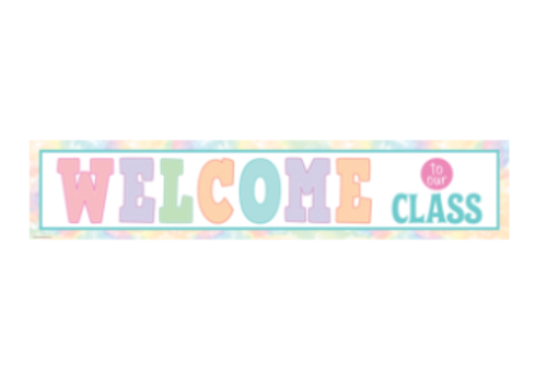 Teacher Created Resources Pastel Pop Welcome to our Class Banner