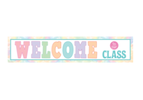 Teacher Created Resources Pastel Pop Welcome to our Class Banner*