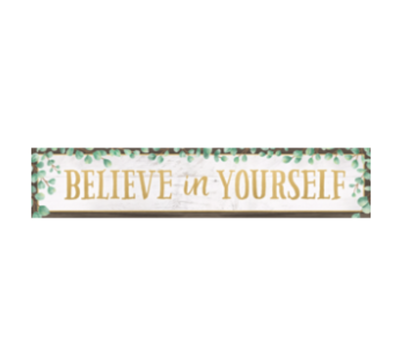 Eucalyptus Believe in Yourself Banner*