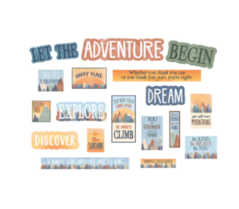 Moving Mountains  Mini Bulletin Board Set*