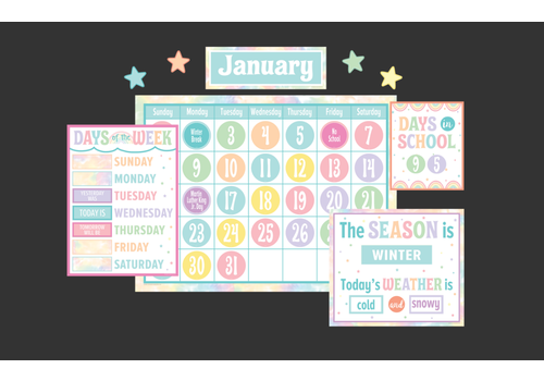 Teacher Created Resources Pastel Pop Calendar Bulletin Board* Teacher Created Resources Pastel Pop Calendar Bulletin Board*