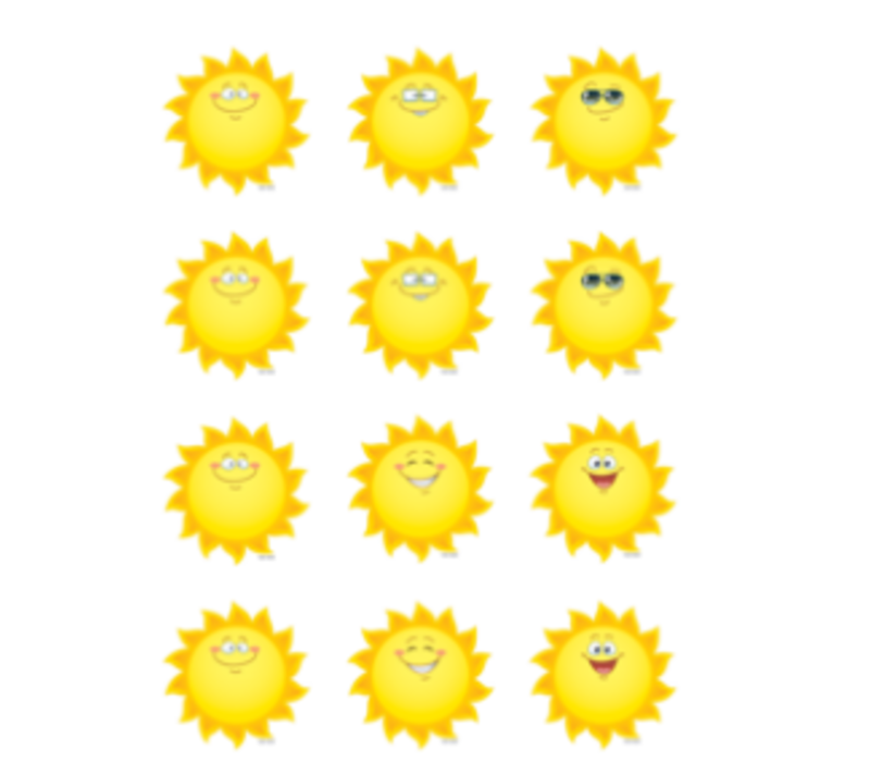 Happy Suns Mini Accents*